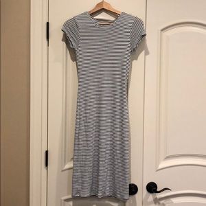 Club Monaco ribbed midi dress